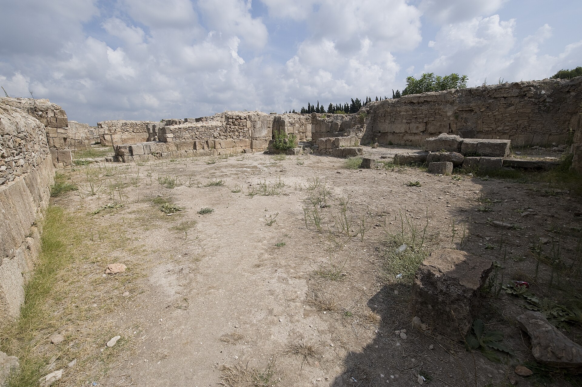 Rovine del Palazzo reale di Ugarit, l’odierna Ras Shamra, in Siria